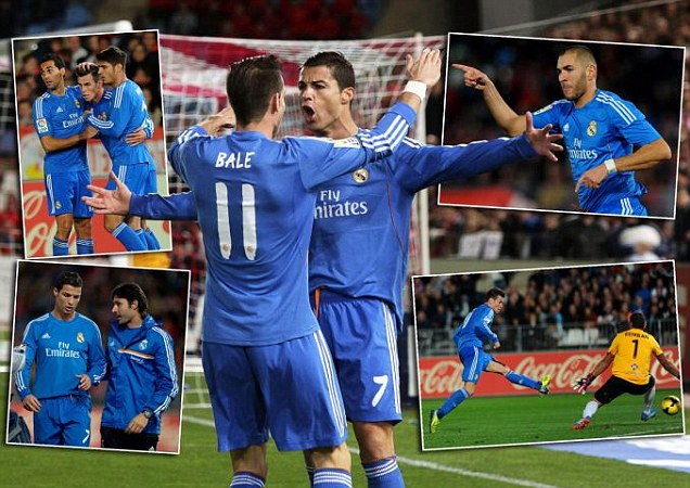 Ronaldo dan Bale Berbagi Gol ke Gawang Almeria
